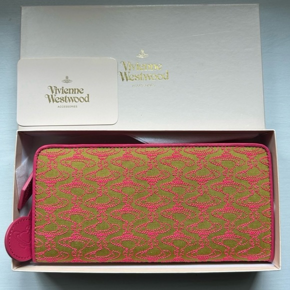 Vivienne Westwood Orb Monogram Canvas Wallet - Picture 6 of 8